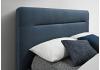 4ft6 Double Fyn Steel Blue Linen Fabric Upholstered Bed Frame 4